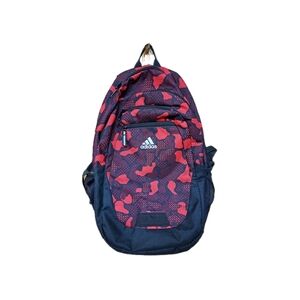 Adidas Red/Black Camo Backpack Adjustable Straps - 13"x11"x19.5" Pre-owned